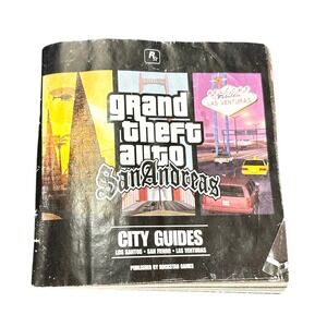Grand Theft Auto San Andreas City Guides PC Instruction Manual Rockstar‎ Games